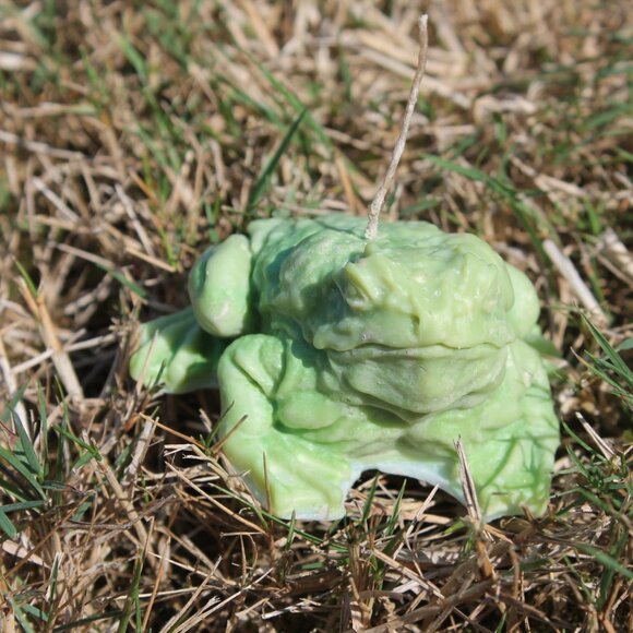 Green Frog Candle - Picture 11 of 14